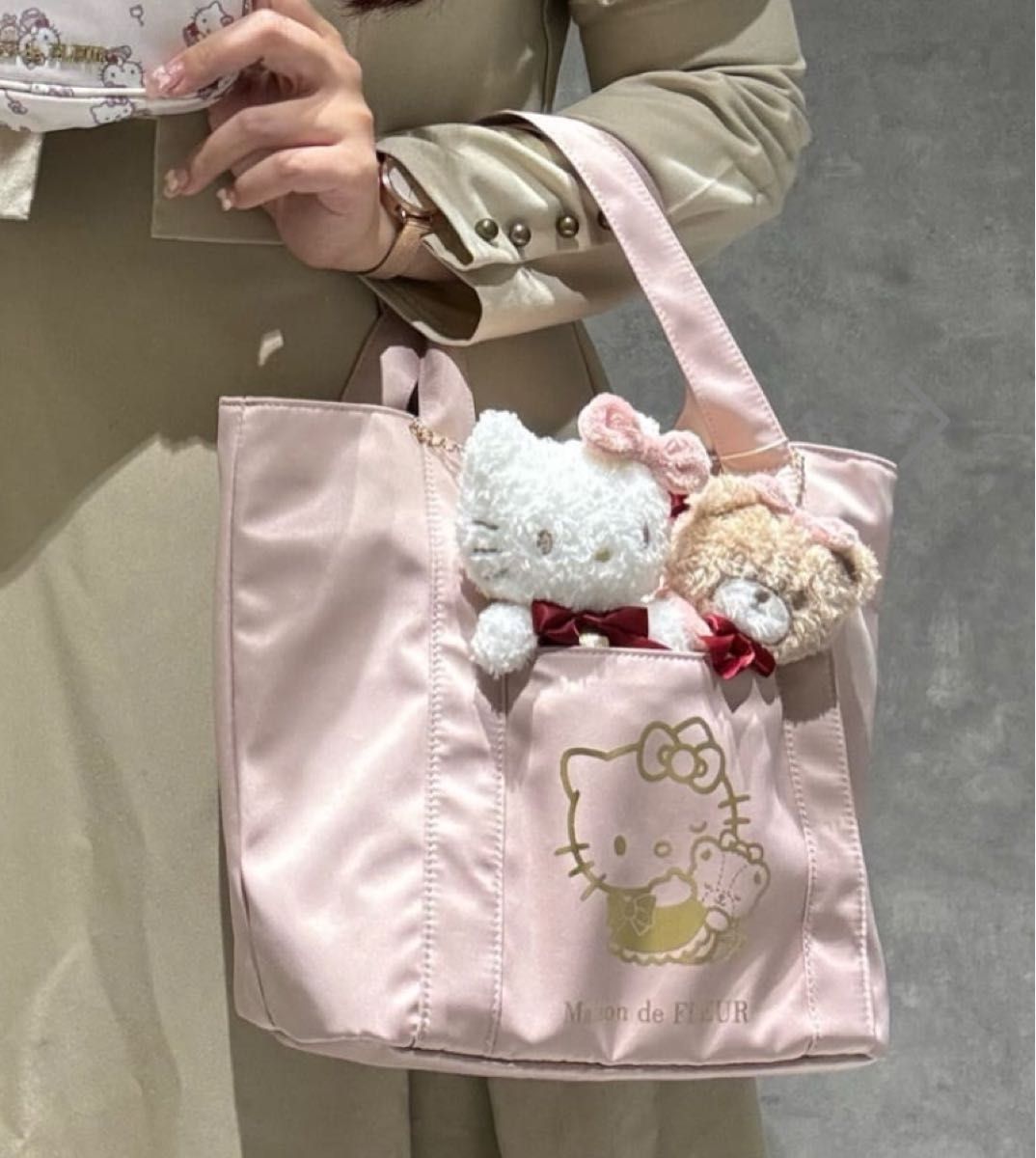 Maison de FLEUR キティ タイニーチャム バッグチャーム セット