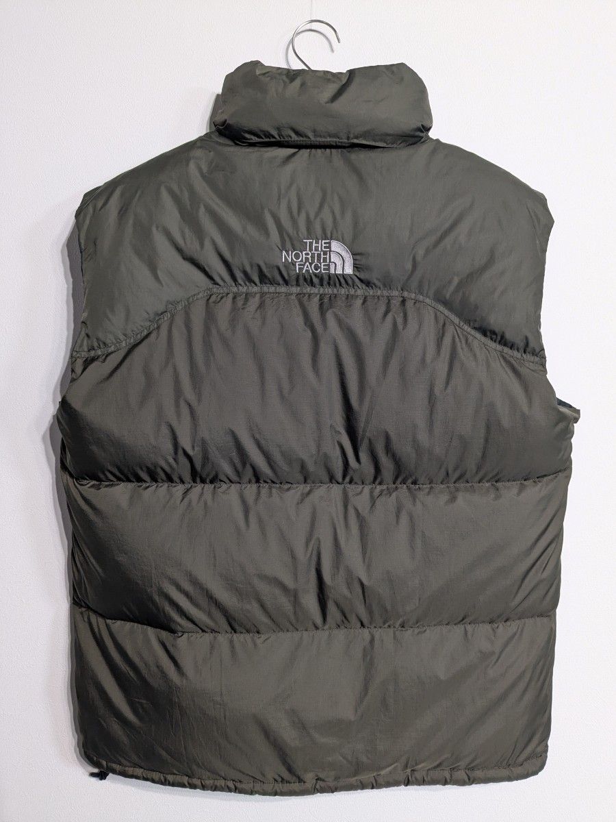 入手困難品 大人気 ノースフェイス ダウンベスト センターロゴ メンズ