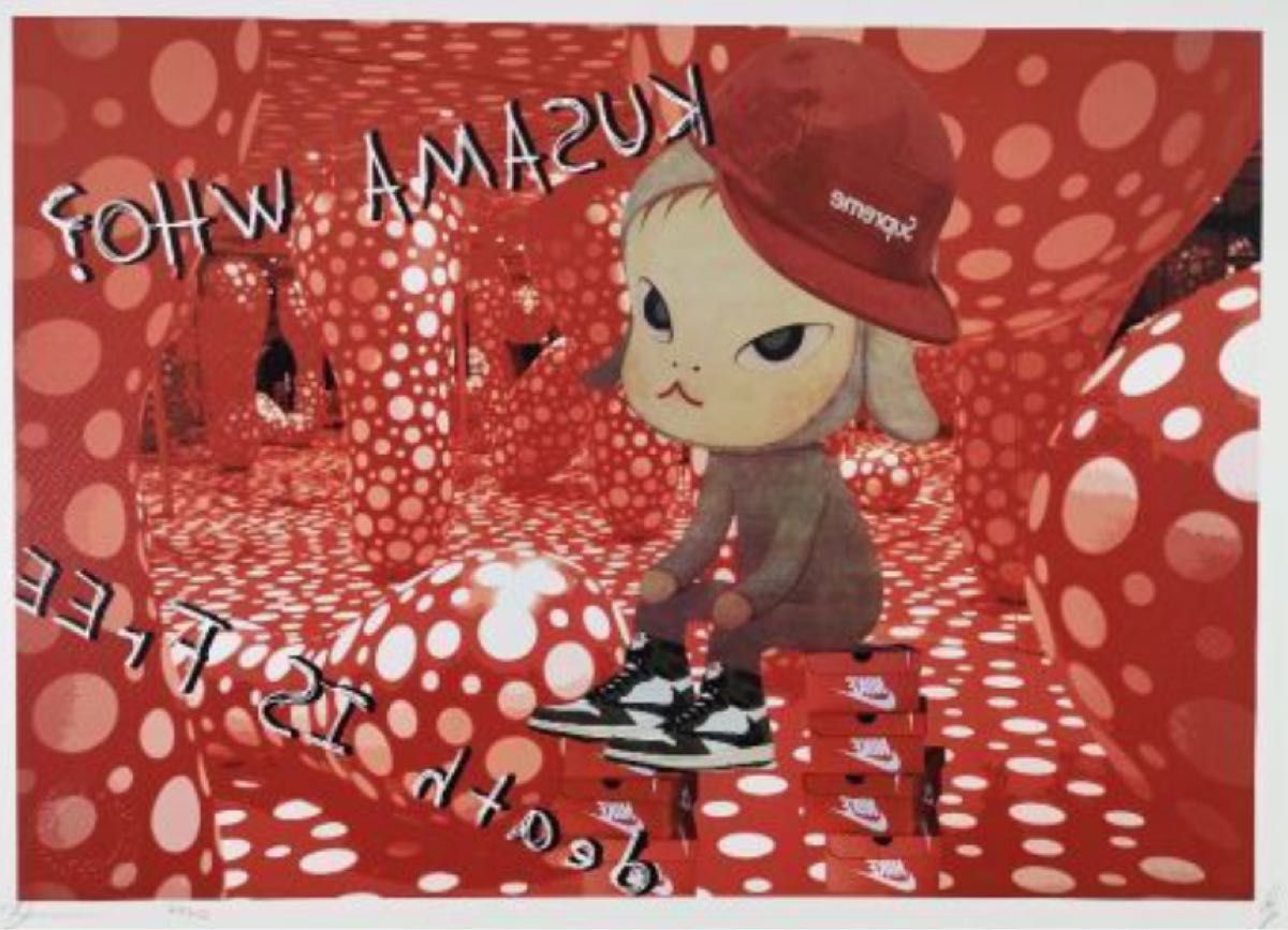 額装 額込 DEATH NYC 草間彌生奈良美智Supreme ポップアート アート