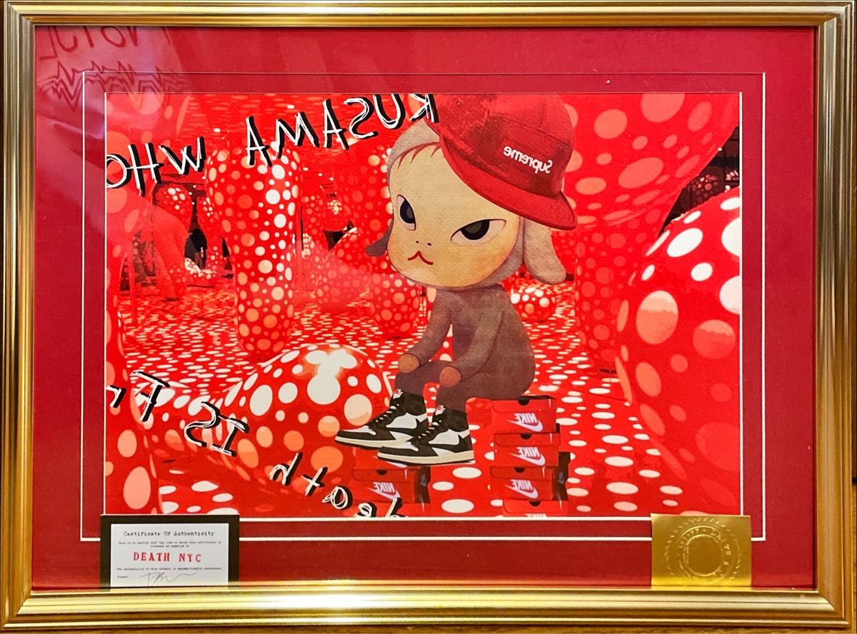 額装 額込 DEATH NYC 草間彌生奈良美智Supreme ポップアート アート