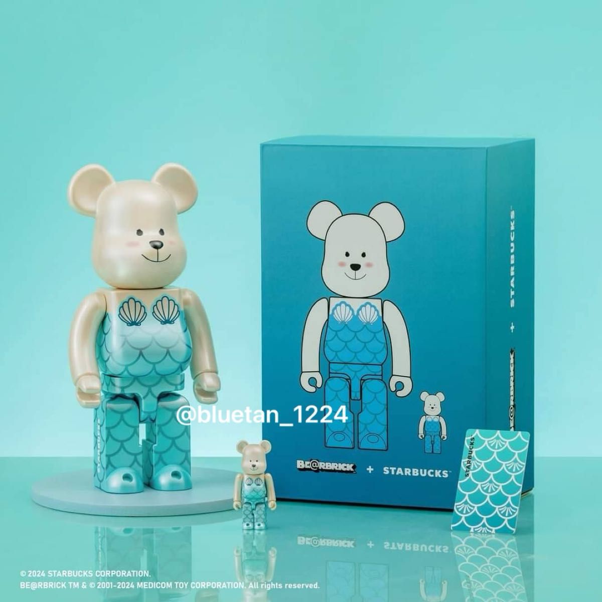 海外 日本未発売 BE@RBRICK スターバックス ベアリスタ マーメイド