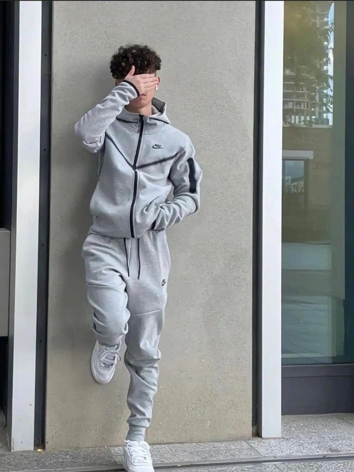 NIKE テックフリース セットアップ 上下 グレー S 白タグ 国内正規品