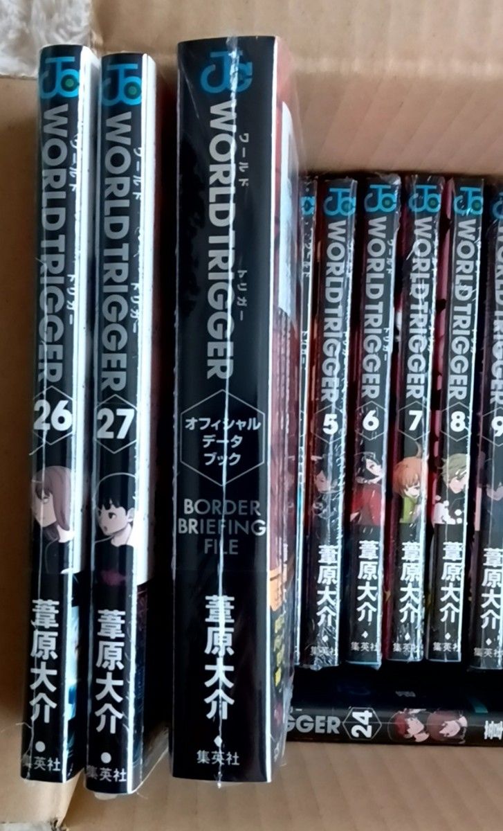 ワールドトリガー1〜28巻+ファンブック 全巻初版帯付 シュリンク未開封