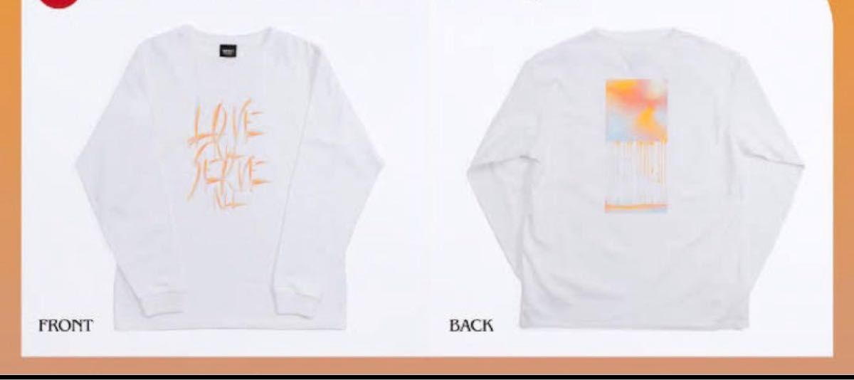 藤井風 Tシャツ LOVE ALL SERVE ALL 長袖 ロングTシャツ Sサイズ