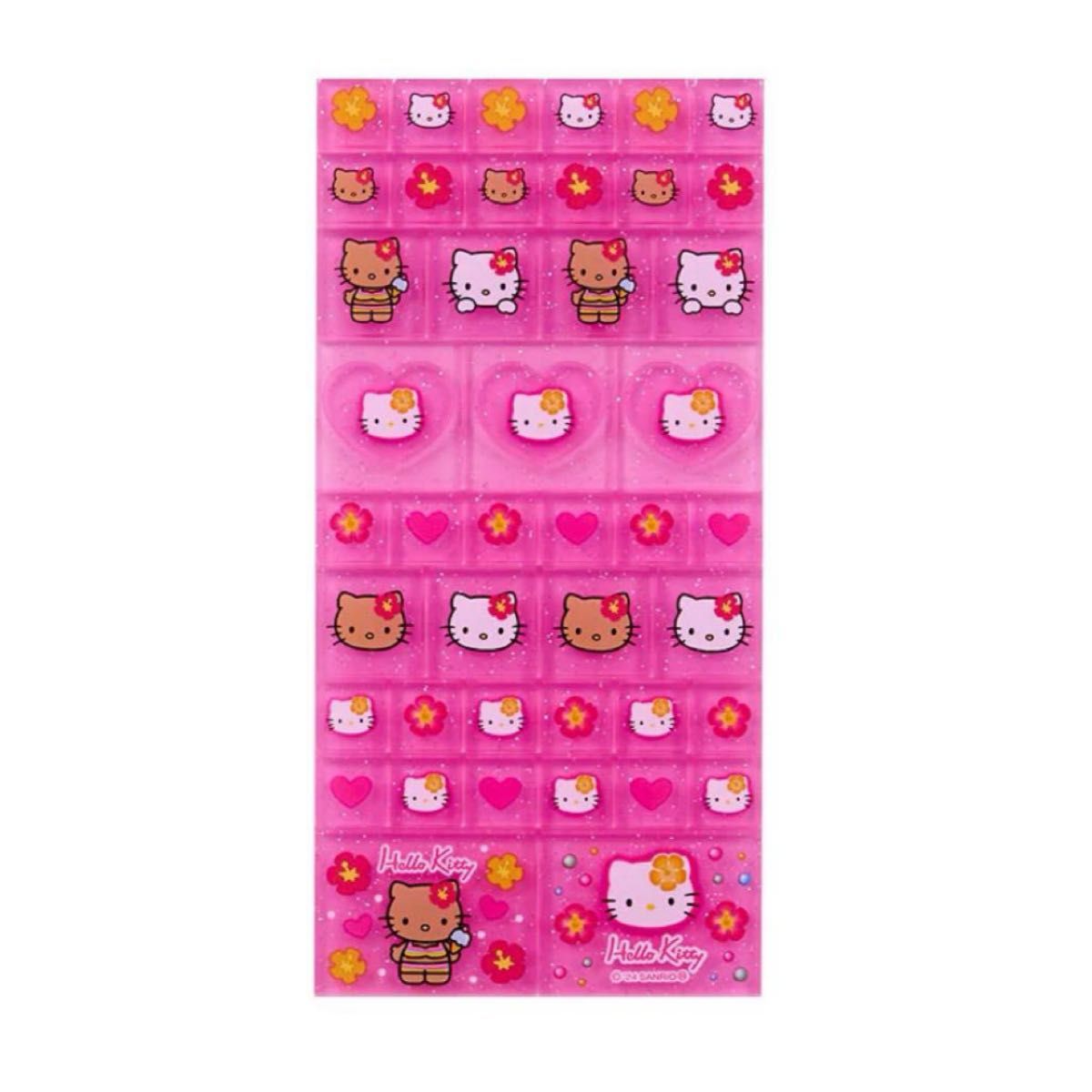 サンリオ 日焼けキティ ハローキティ タイルシール 平成レトロ GOGO