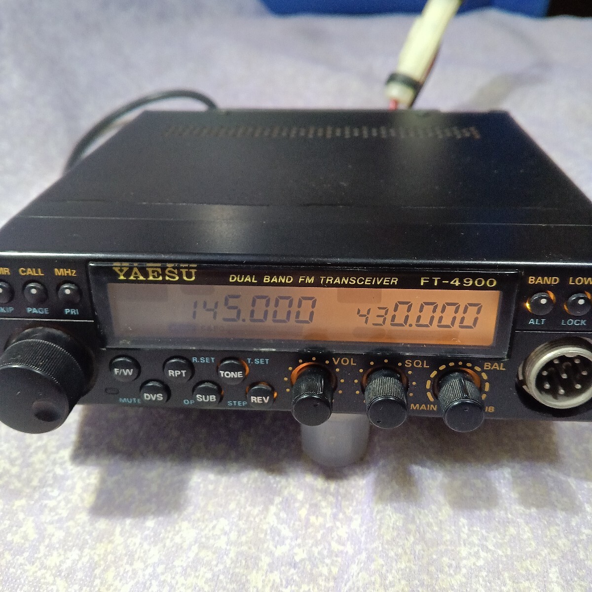 YAESU FT-4900 デュアルバンドFMトランシーバー セパレート式 YAESU FT