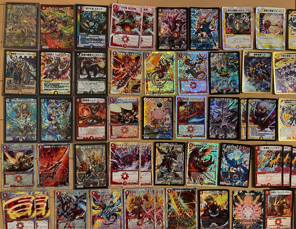 デュエルマスターズ 引退品 デッキ4種+未完成デッキ1種＋カード55枚