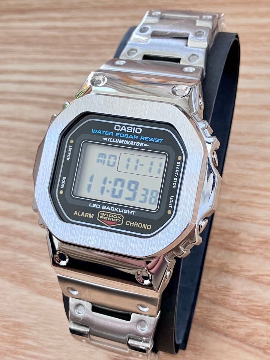 新品 フルメタル CASIO カシオ G-SHOCK DW-5600UE DW-5600 カスタム