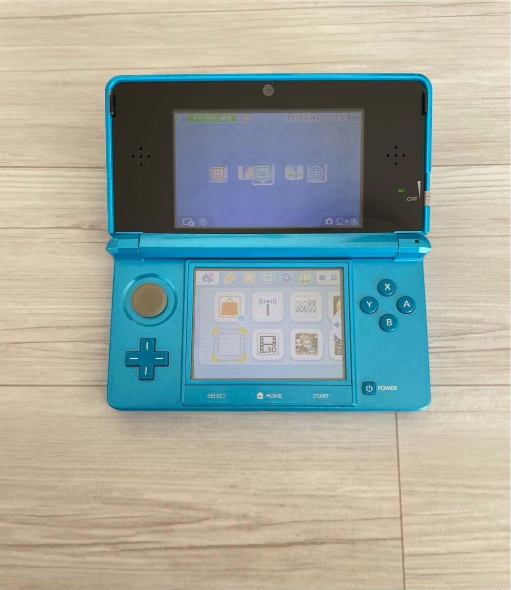 24時間以内に発送 ニンテンドー3DS 3DS 本体 ライトブルー ブルー 青