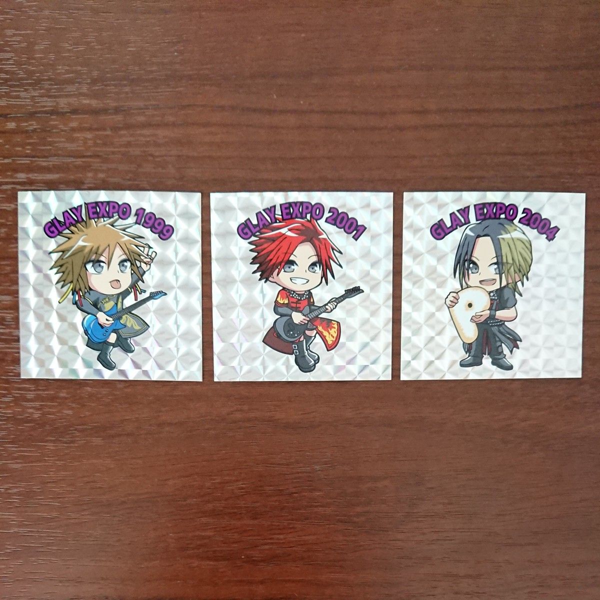 GLAY EXPO コレクション ホロシール GLAY EXPO 1999 2001 2004 HISASHI