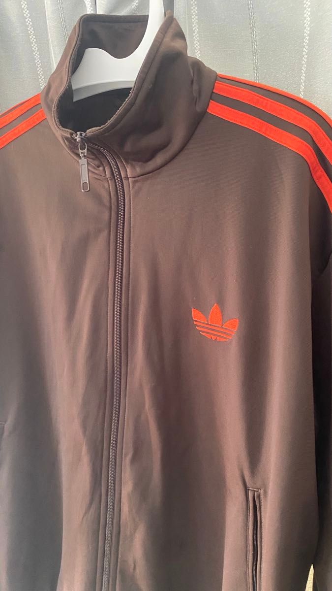 adidas トラックジャケット ブラウン オレンジ XL｜Yahoo!フリマ（旧