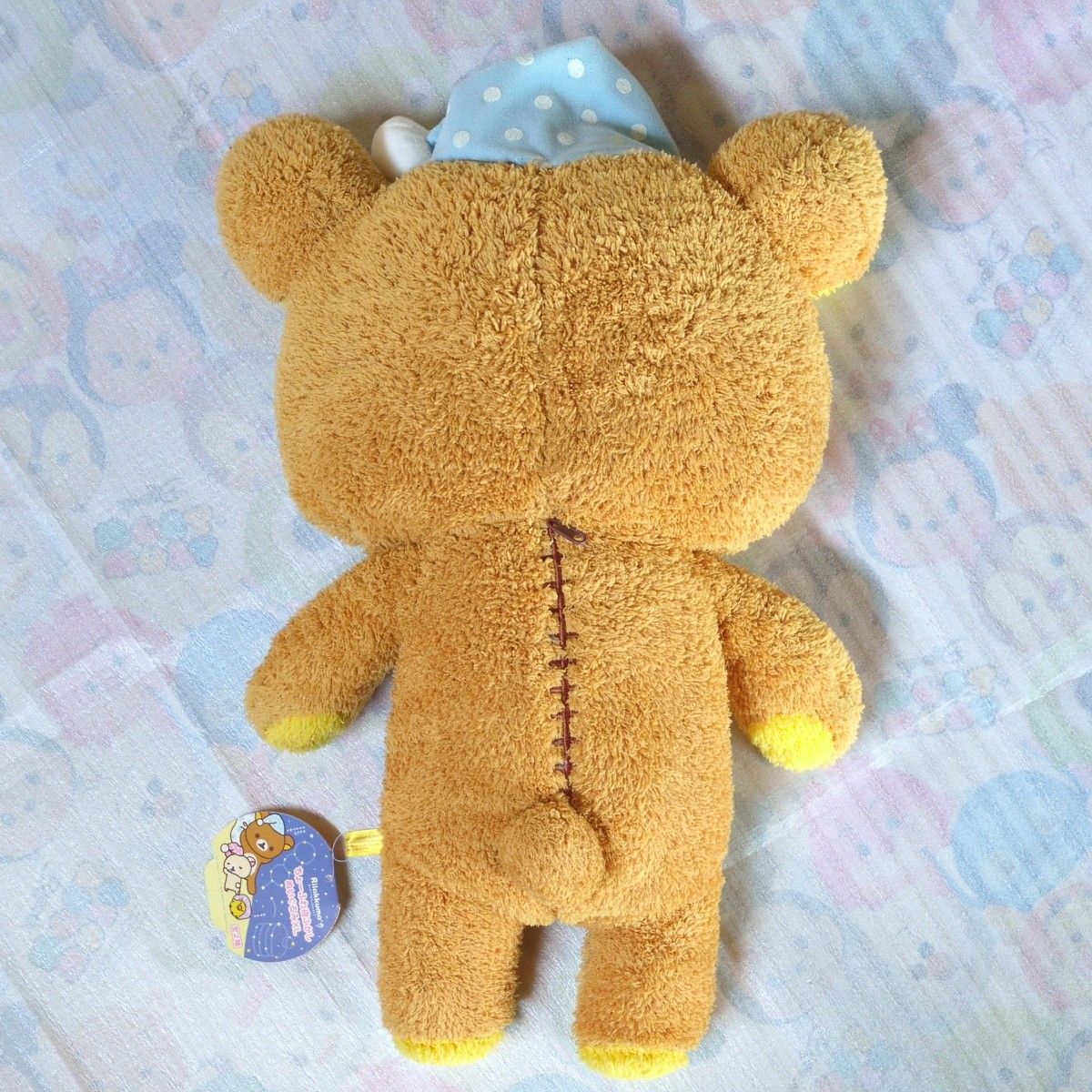 タグ付き リラックマ ちょーふわ夜ふかし ぬいぐるみXL サンエックス