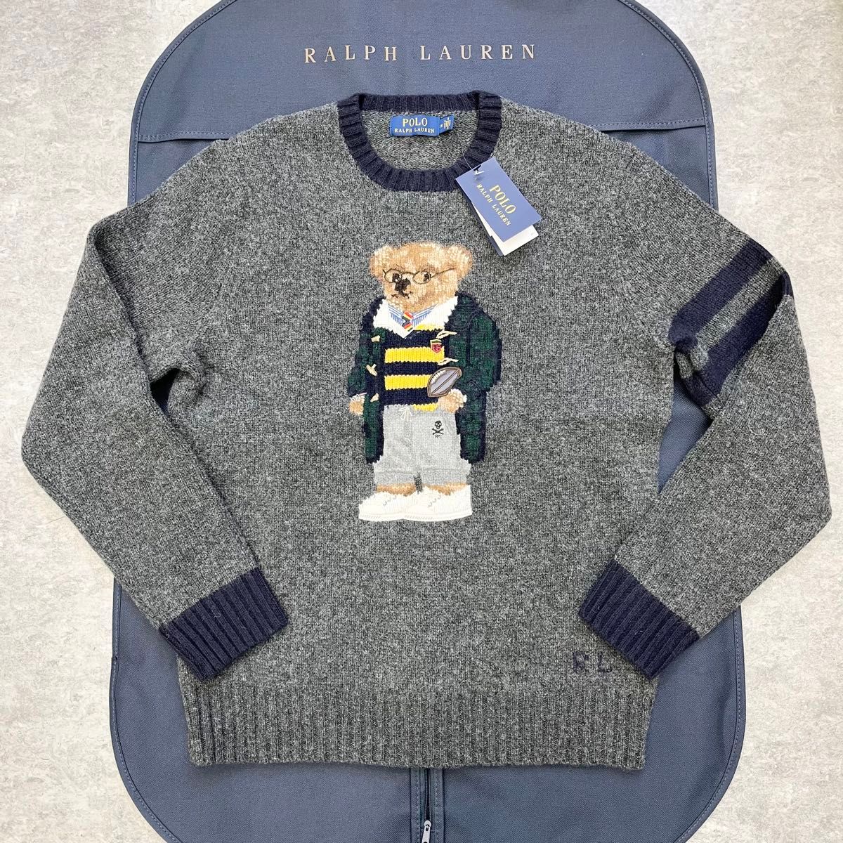 希少 新品 ポロラルフローレン 50周年記念 ポロベア ニットセーター