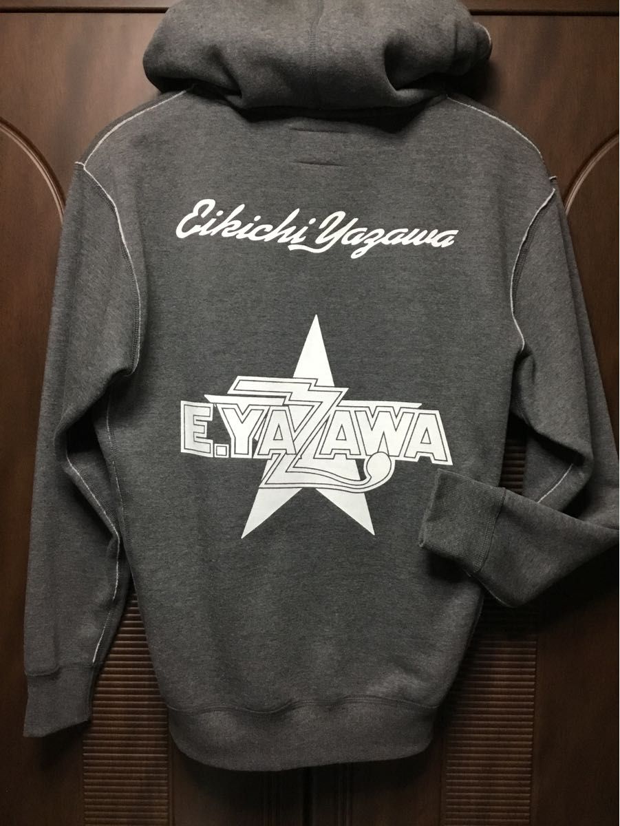 矢沢永吉 ジップアップパーカー(LOGOS) グレー Mサイズ｜Yahoo!フリマ