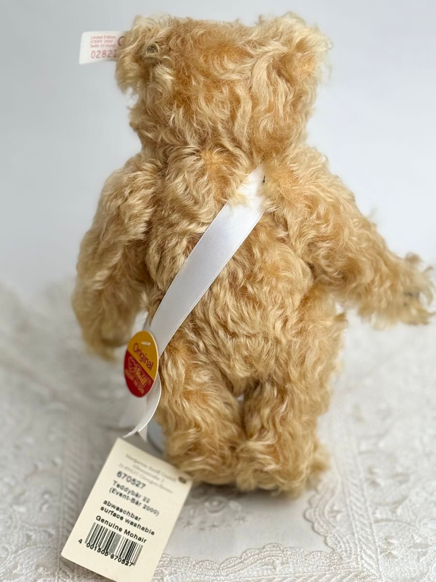 送料無料 シュタイフ 2000年スペシャルイベント限定テディベア 22cm