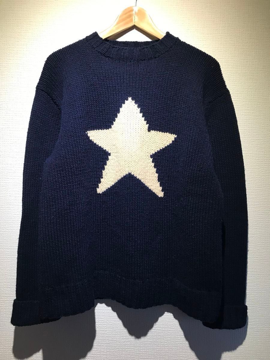 90s Ralph Lauren ラルフローレン スターニット ネイビー ニット