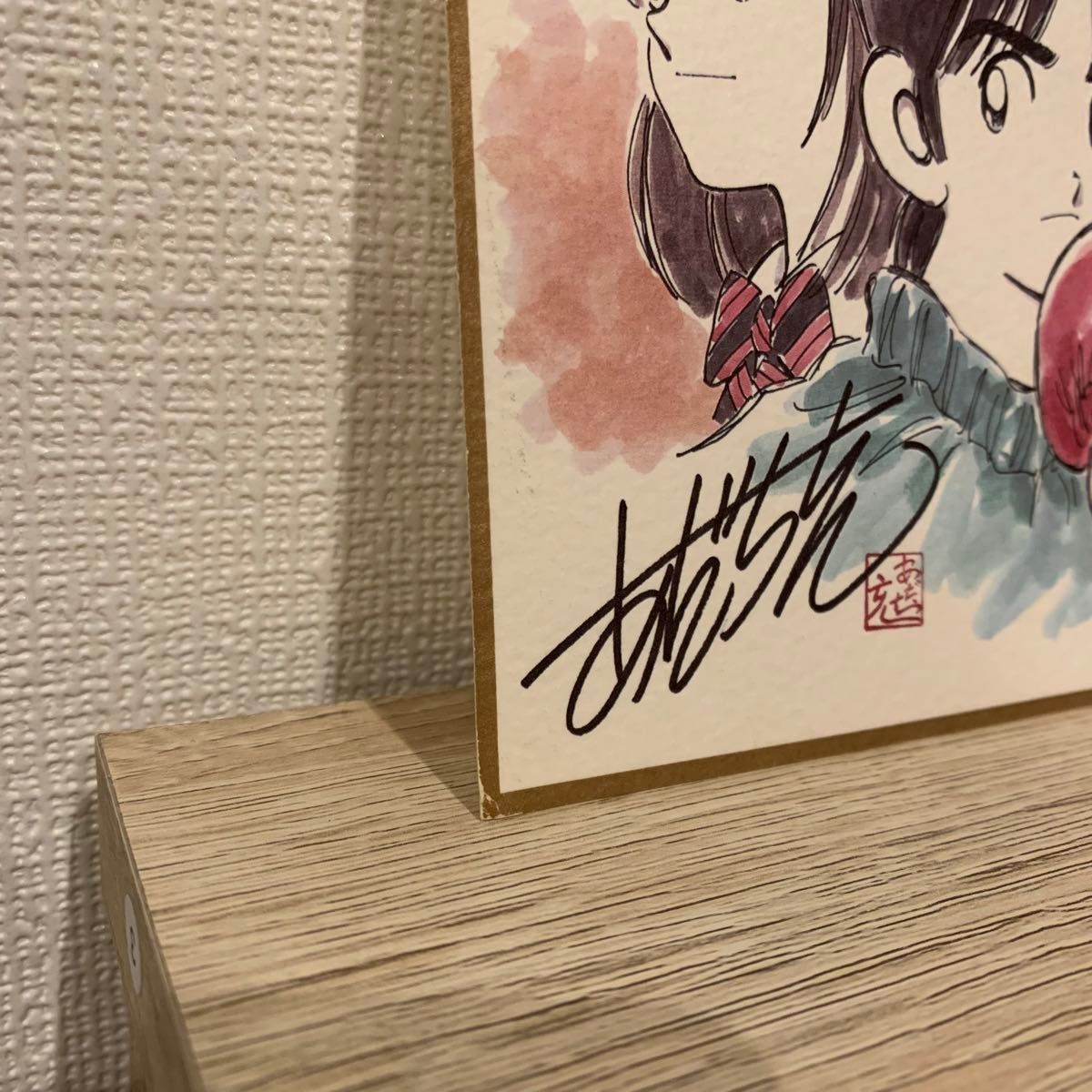 あだち充 KATSU カツ 複製サイン入り ミニ色紙 少年サンデー｜Yahoo