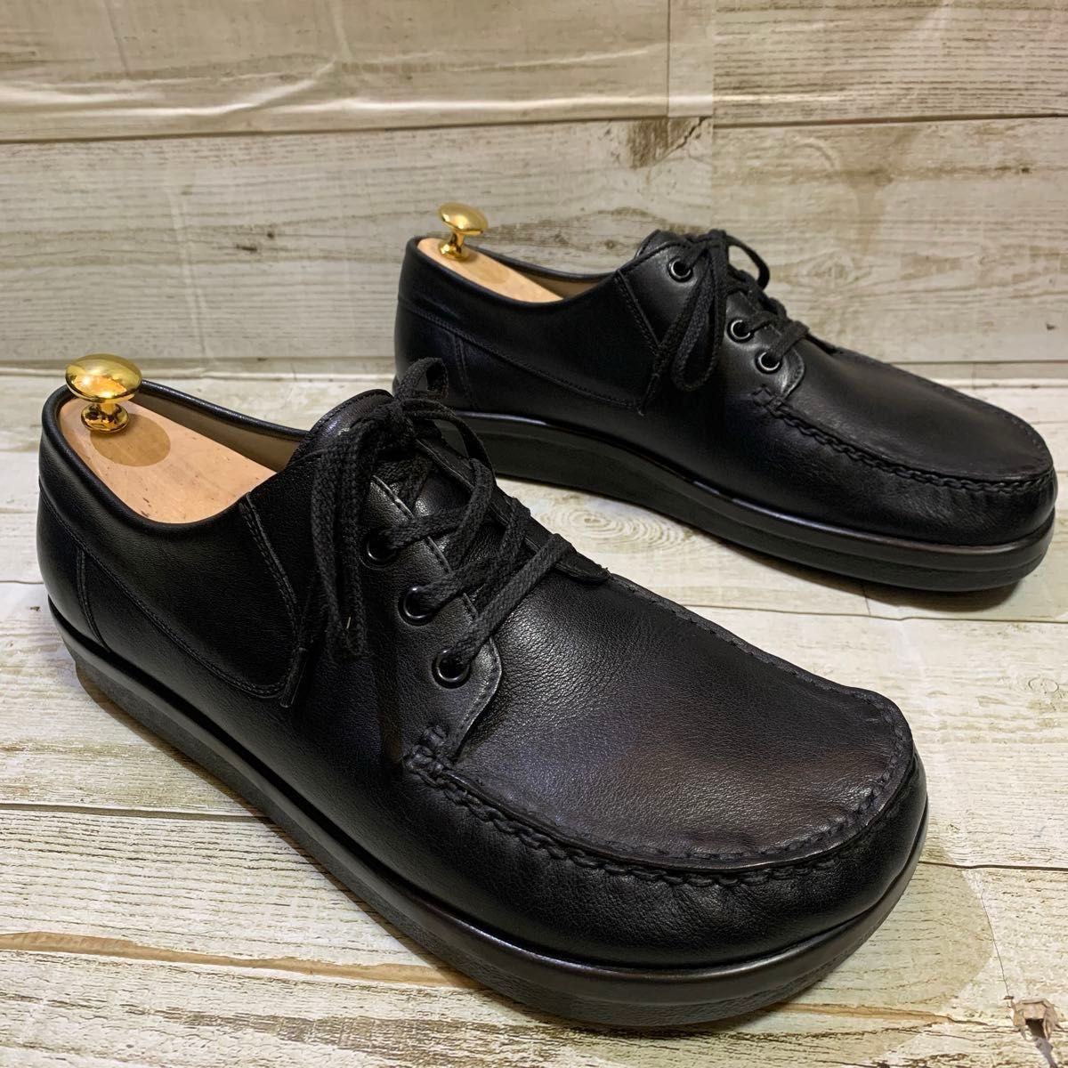 BAR ベアー サイズ7 5（26 0cm相当）ブラック コンフォートシューズ