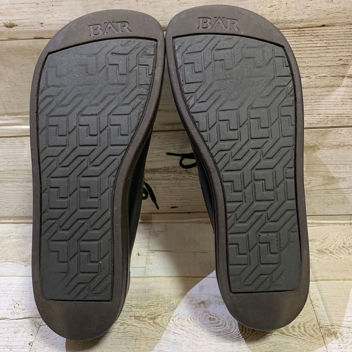 BAR ベアー サイズ7 5（26 0cm相当）ブラック コンフォートシューズ