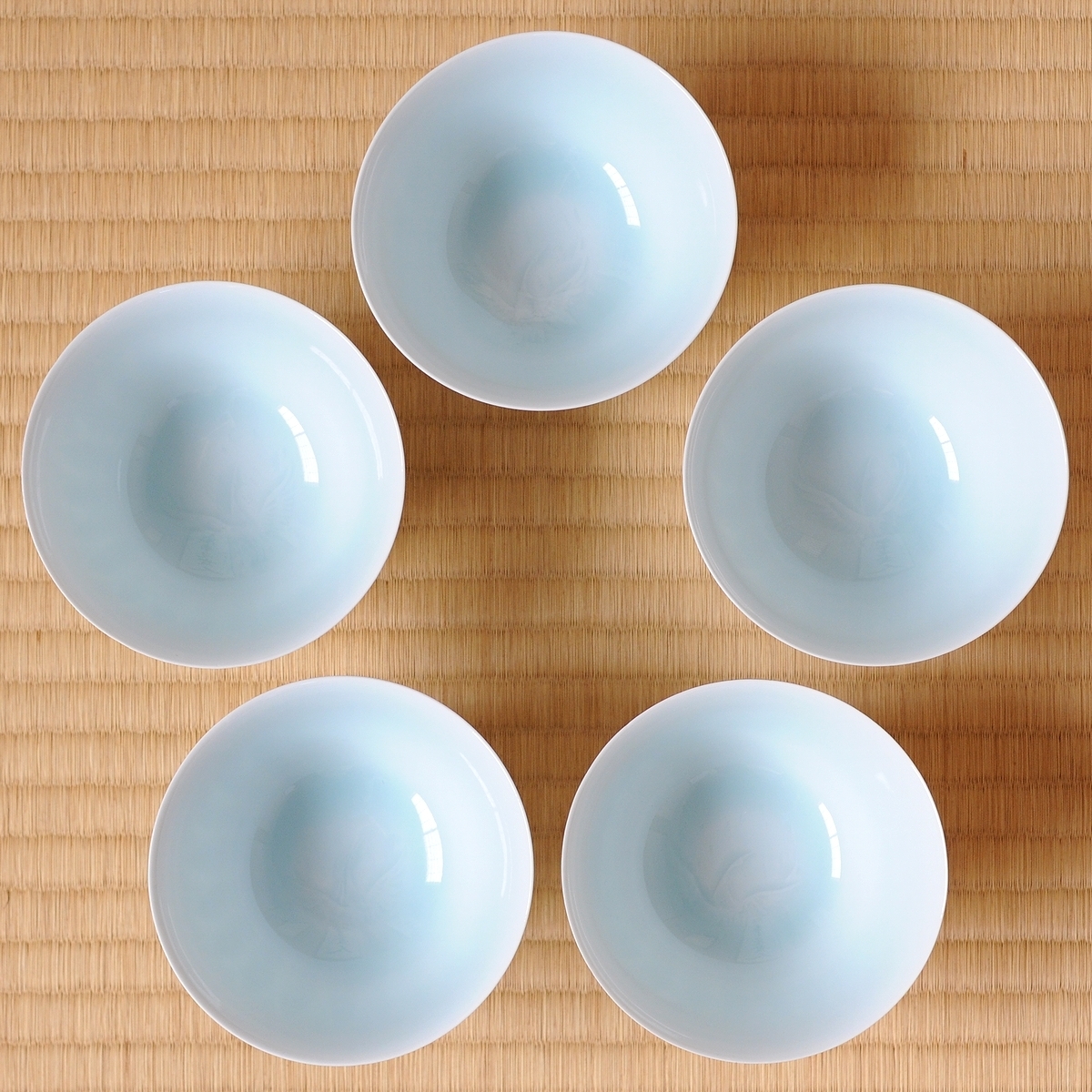 人間国宝 塚本快示 本人作 青白磁 汲出碗 五客 希少作品 快山窯｜Yahoo