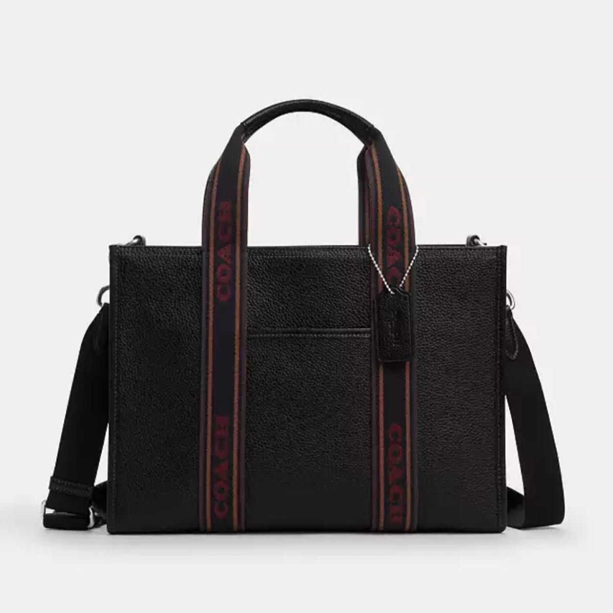 COACH コーチ スミストート ブラック トートバッグ ショルダーバッグ