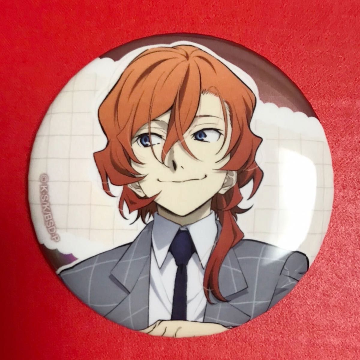 文豪ストレイドッグス 中原中也 出張 缶バッジ agf 東京駅 文スト