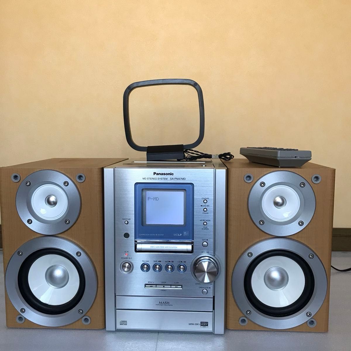Panasonic SA-PM47MD CD MD ミニコンポ｜Yahoo!フリマ（旧PayPayフリマ）