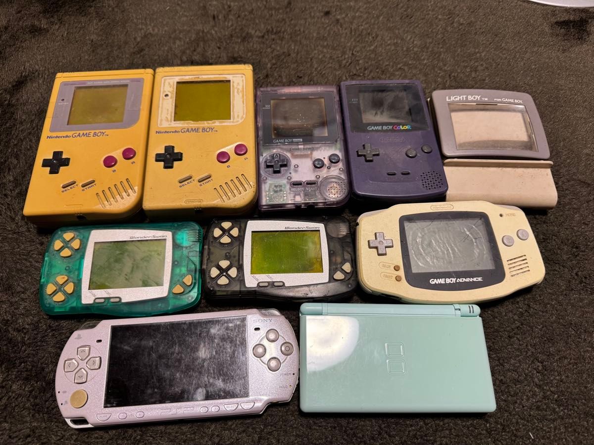 携帯ゲーム機 まとめ売り ジャンク品 ゲームボーイ アドバンス PSP