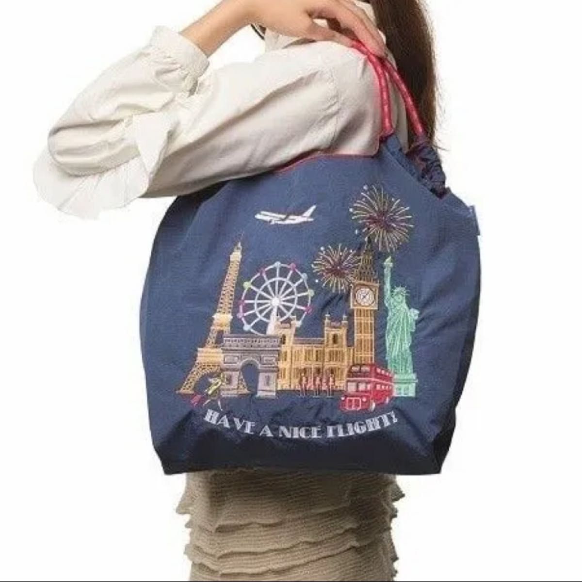 正規品 第2弾 JAL ボールアンドチェーン エコバッグ M 限定 コラボ