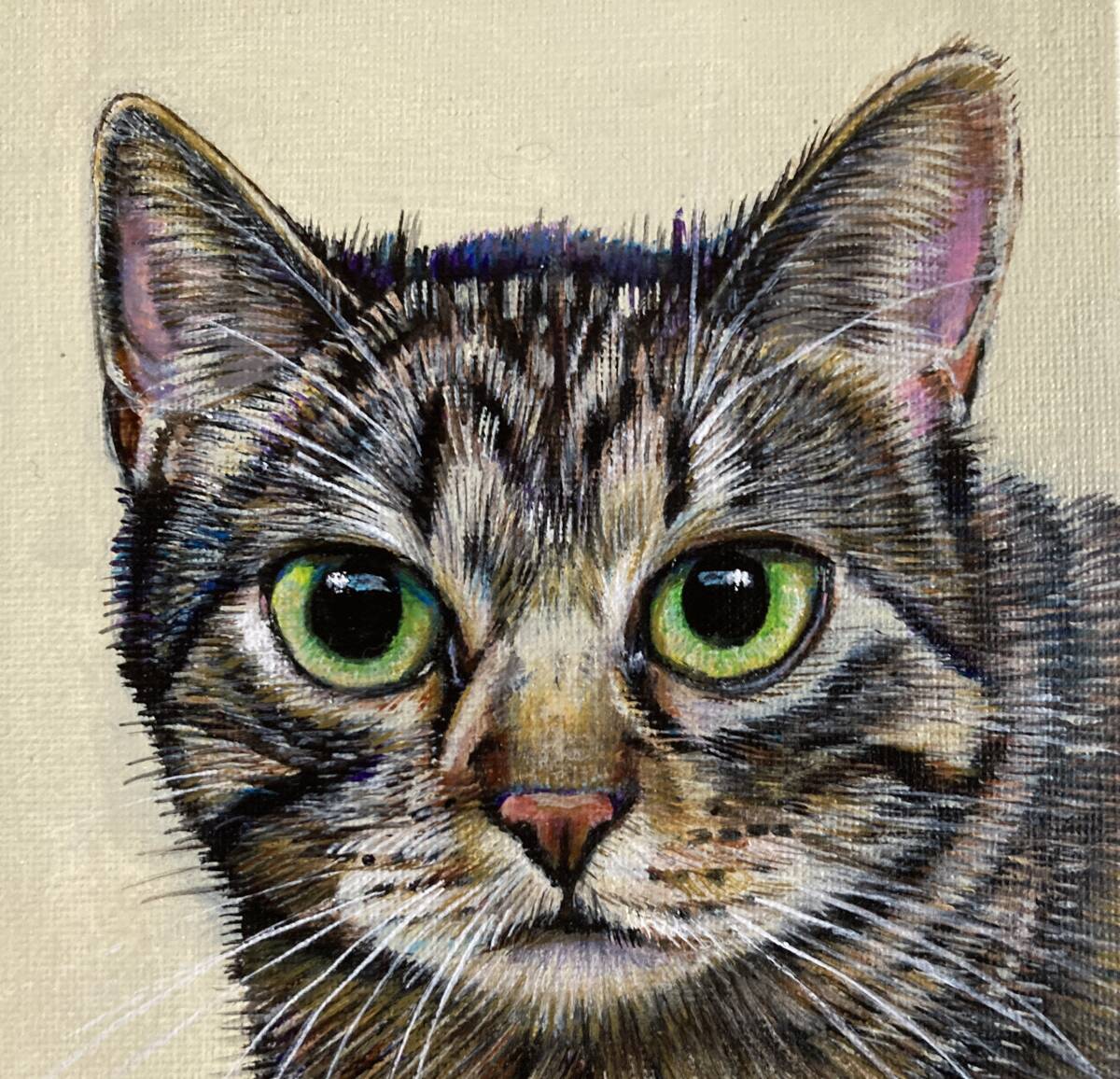 う*ん様 「 美しさが目覚めるとき 」｜絵画 原画 抽象画 絵 動物画