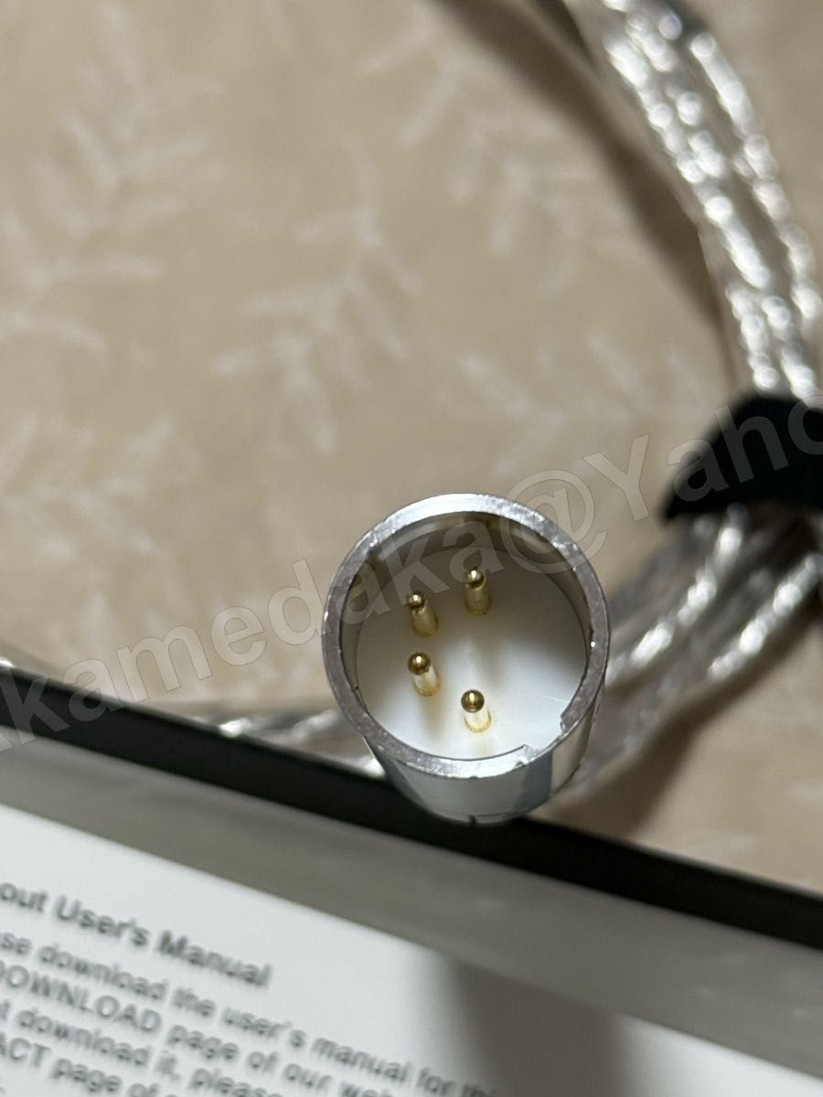 final 純正ケーブル C093 シルバーコートケーブル XLR/final製品用 1