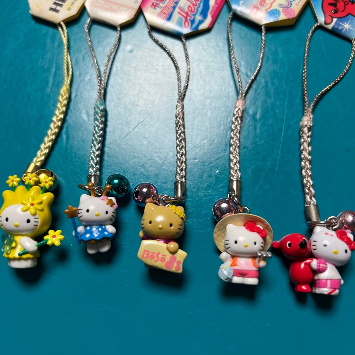 し*ん様 ご当地ハローキティ ストラップセット 12個デザイン N し*ん