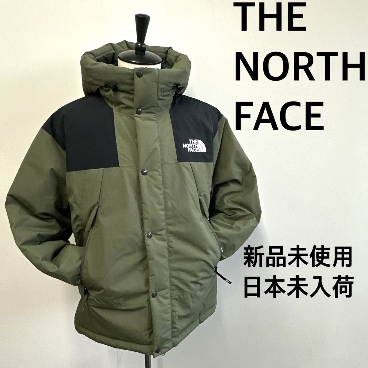 新品未使用日本未入荷ノースフェイスダウンジャケットオリーブメンズL