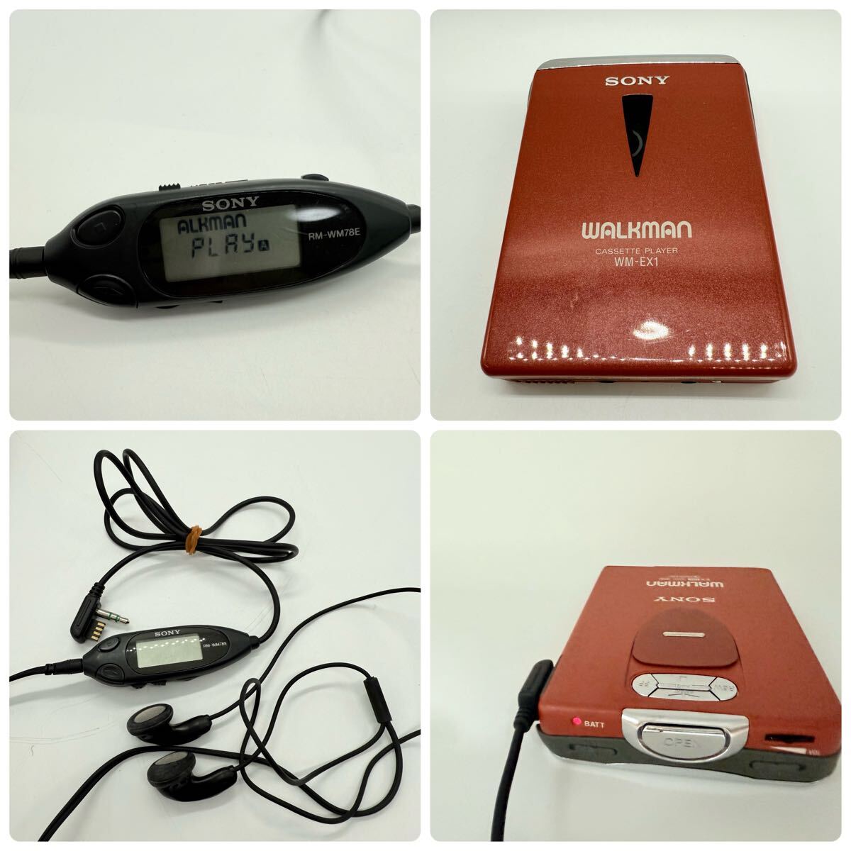 SONY WM-EX1 カセットウォークマン WALKMAN (cassette リモコン