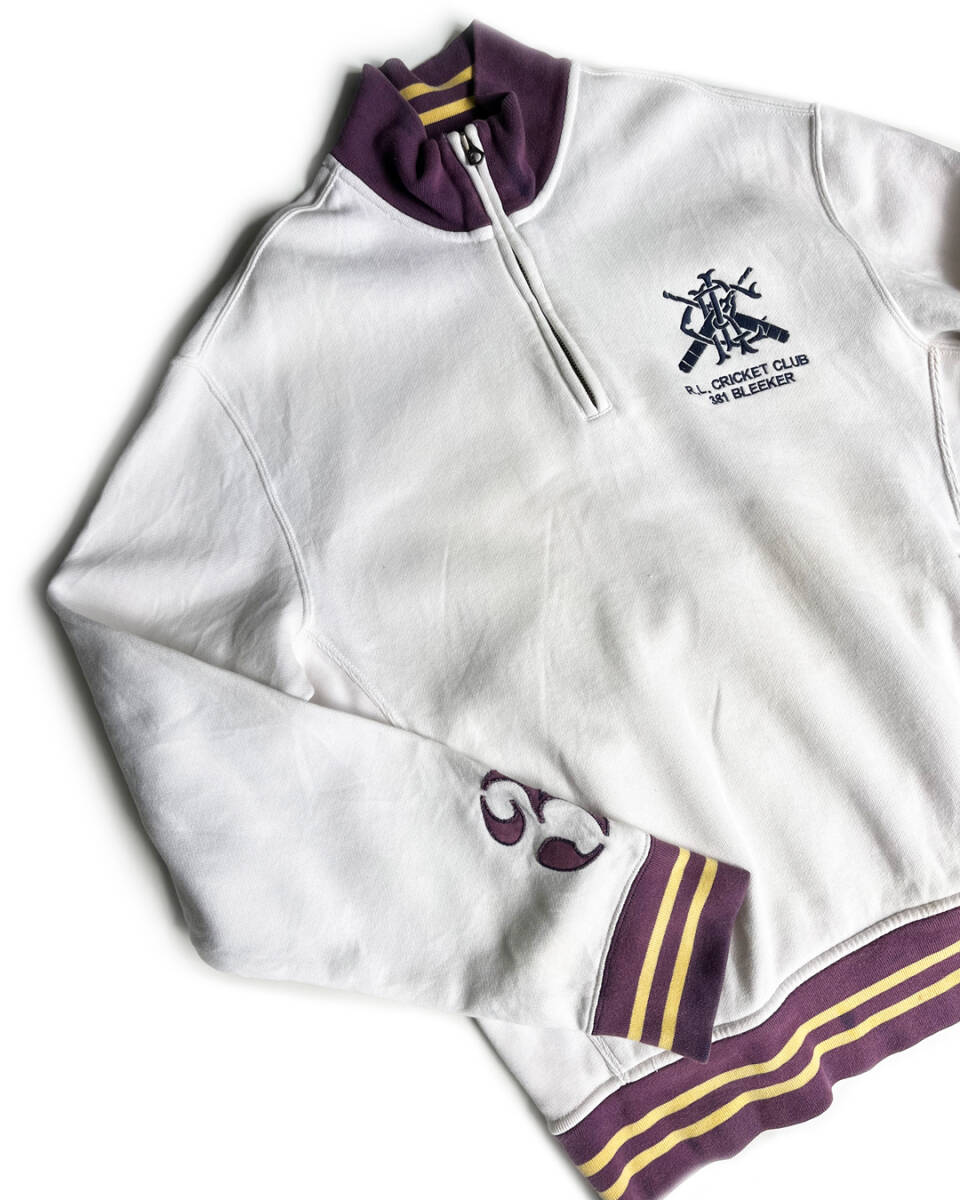 ポロ Polo Ralph Lauren ハーフジップ スウェット L バーガンディ