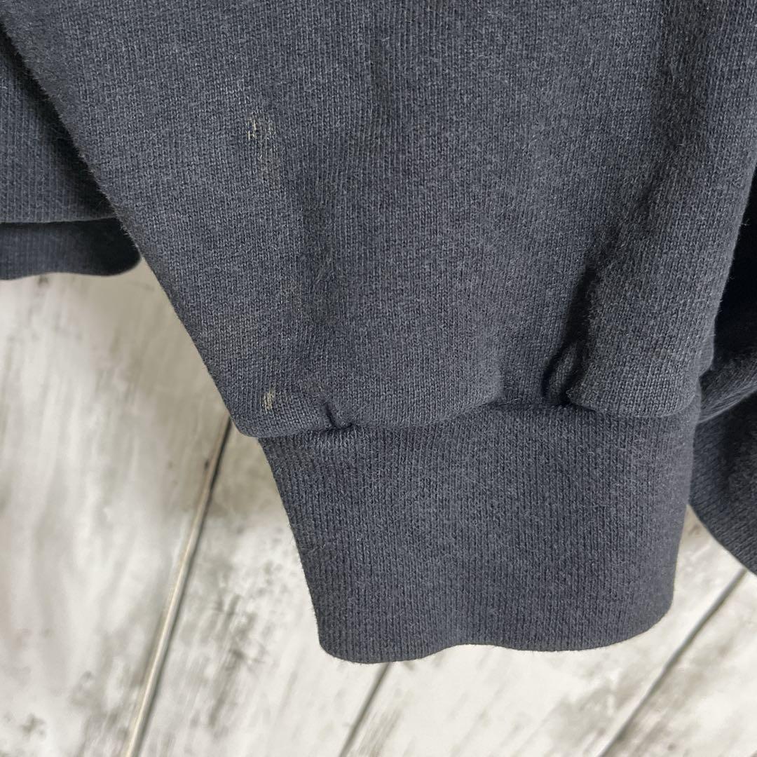 90's NIKE ナイキ 白タグ 銀タグ スウェット トレーナー L 黒 ブラック