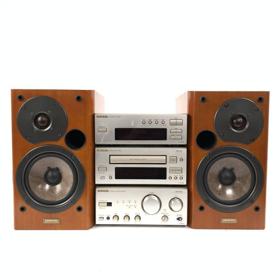 ONKYO ONKYO A-907X ミニコンポ◇現状品 ミニコンポ C-705X A-907X T