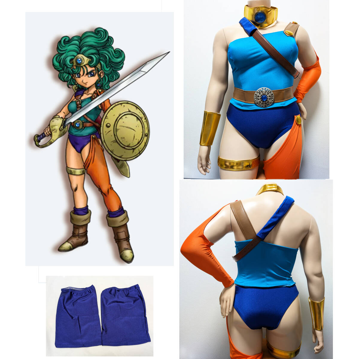 Yahoo!オークション - ドラゴンクエスト4 女勇者風 コスプレ衣装ドラク