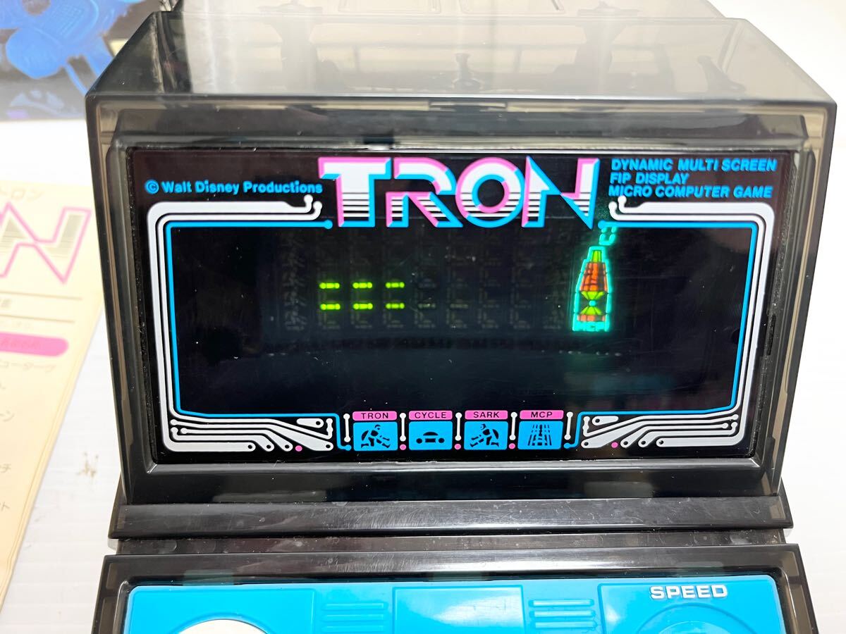 Yahoo!オークション - 1円〜TOMY LSIゲーム TRON トロン レトロゲーム