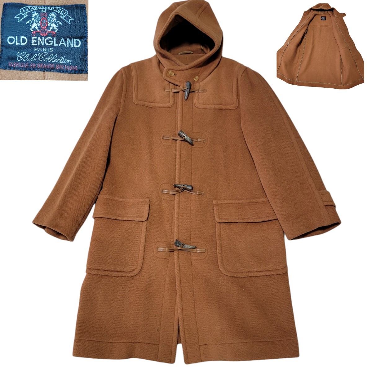 美品】OLD ENGLAND オールドイングランド 英国製 ダッフルコート 46