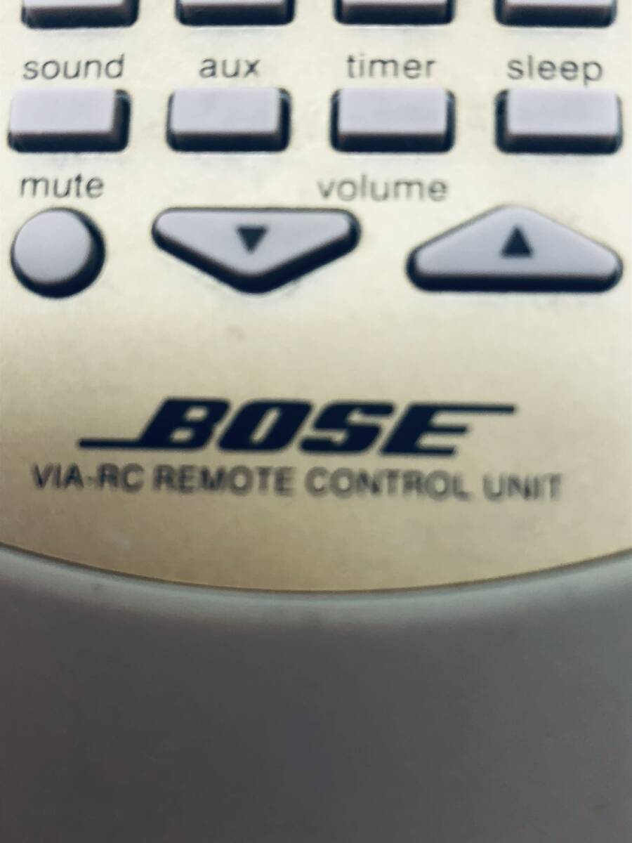 BOSE 純正 リモコン 2Y18】動作保証 即日発送 VIA-RC ボーズ VIA