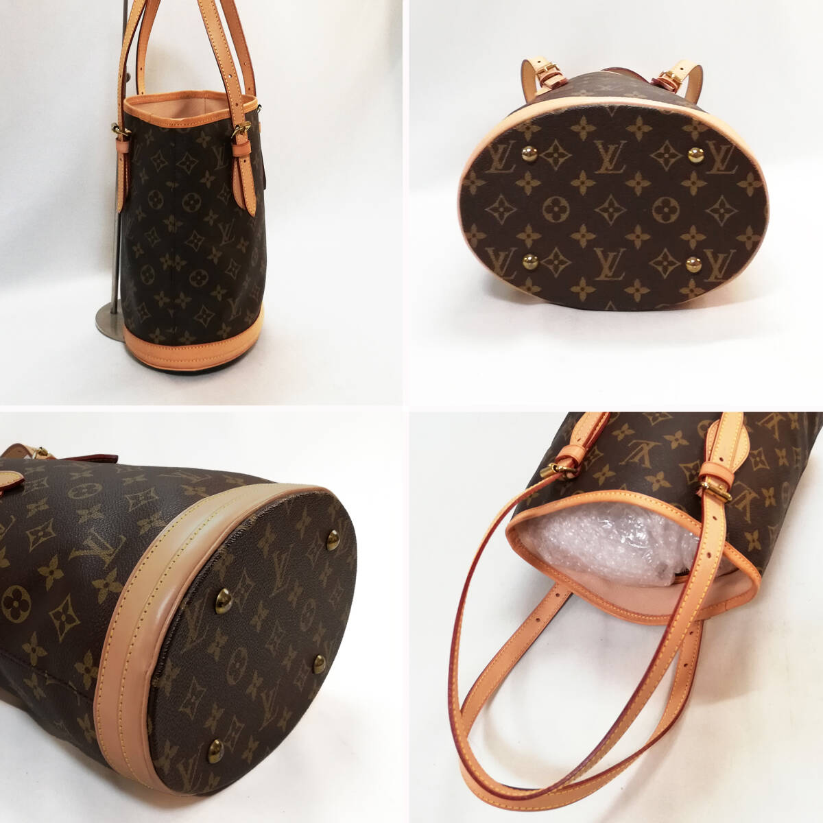 未使用級】ルイ・ヴィトン（モノグラム）バケツ型 バケットPM ポーチ