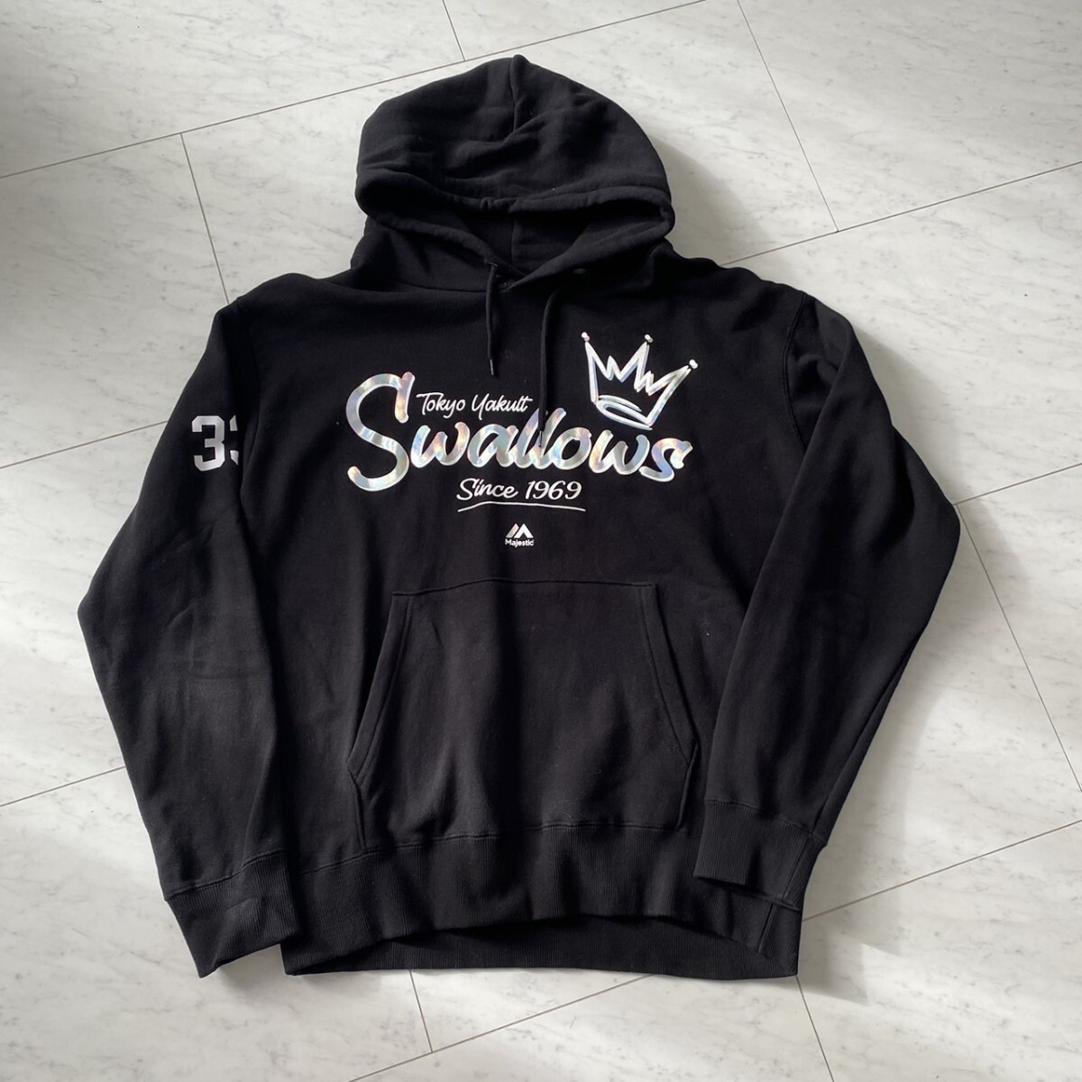 新品未開封】東京ヤクルトスワローズ2024 プロコレ フードパーカー L