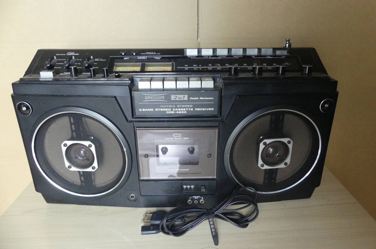 ラジオ・コンポ SUPERSCOPE CRS-4800 スーパースコープ CRS-4800