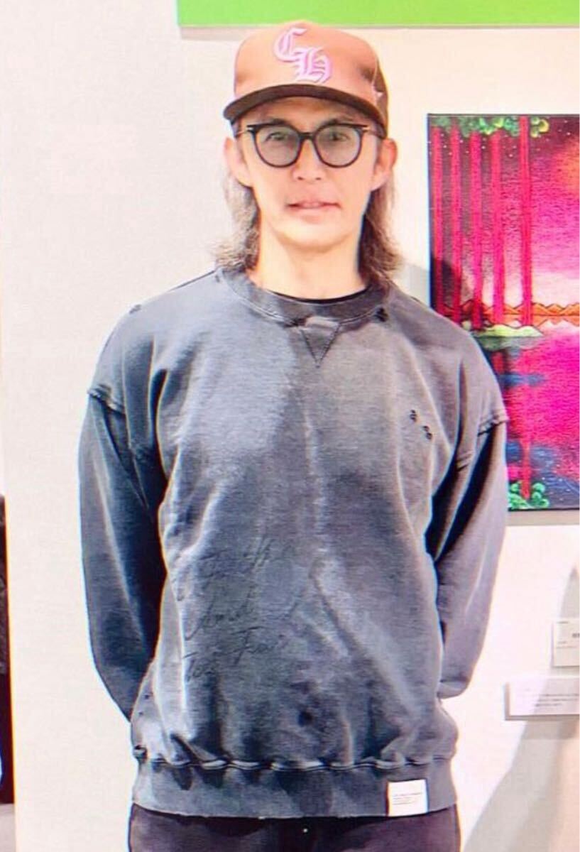 送料無料 Lサイズ B'z 稲葉さん 着用 ネイバーフッド ダメージ