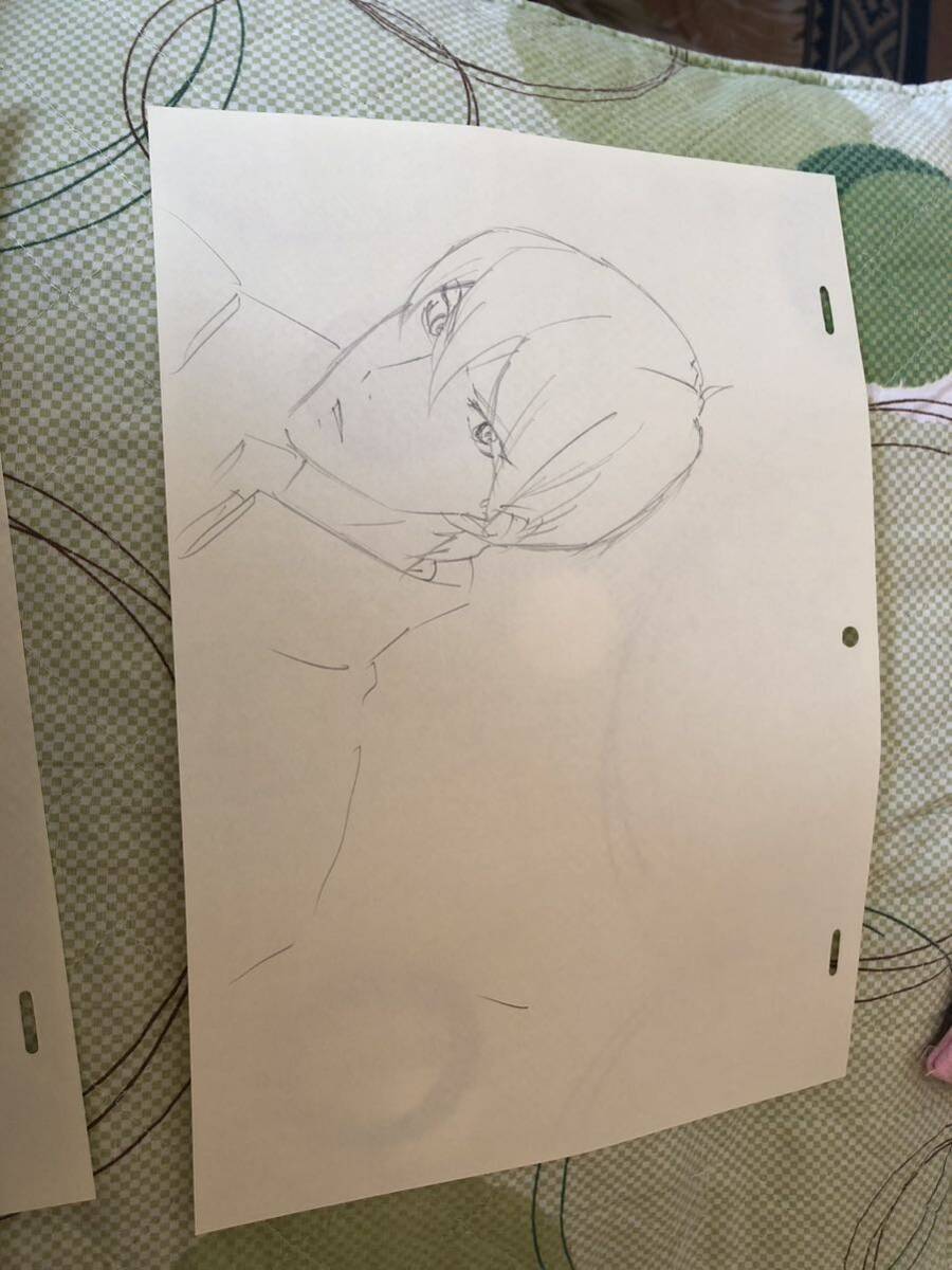 ③ UN-GO 直筆レイアウト2枚 (検索用 原画 設定資料 動画) ③ UN-GO