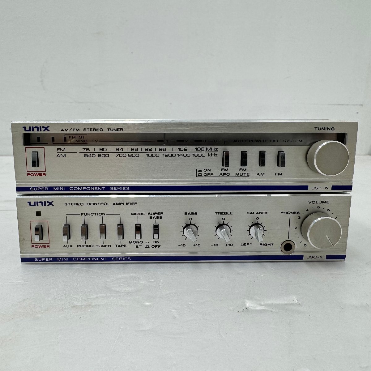 ☆marantz Unix SUPER ミニコンポシステム UST-5 USC-5 通電確認済み