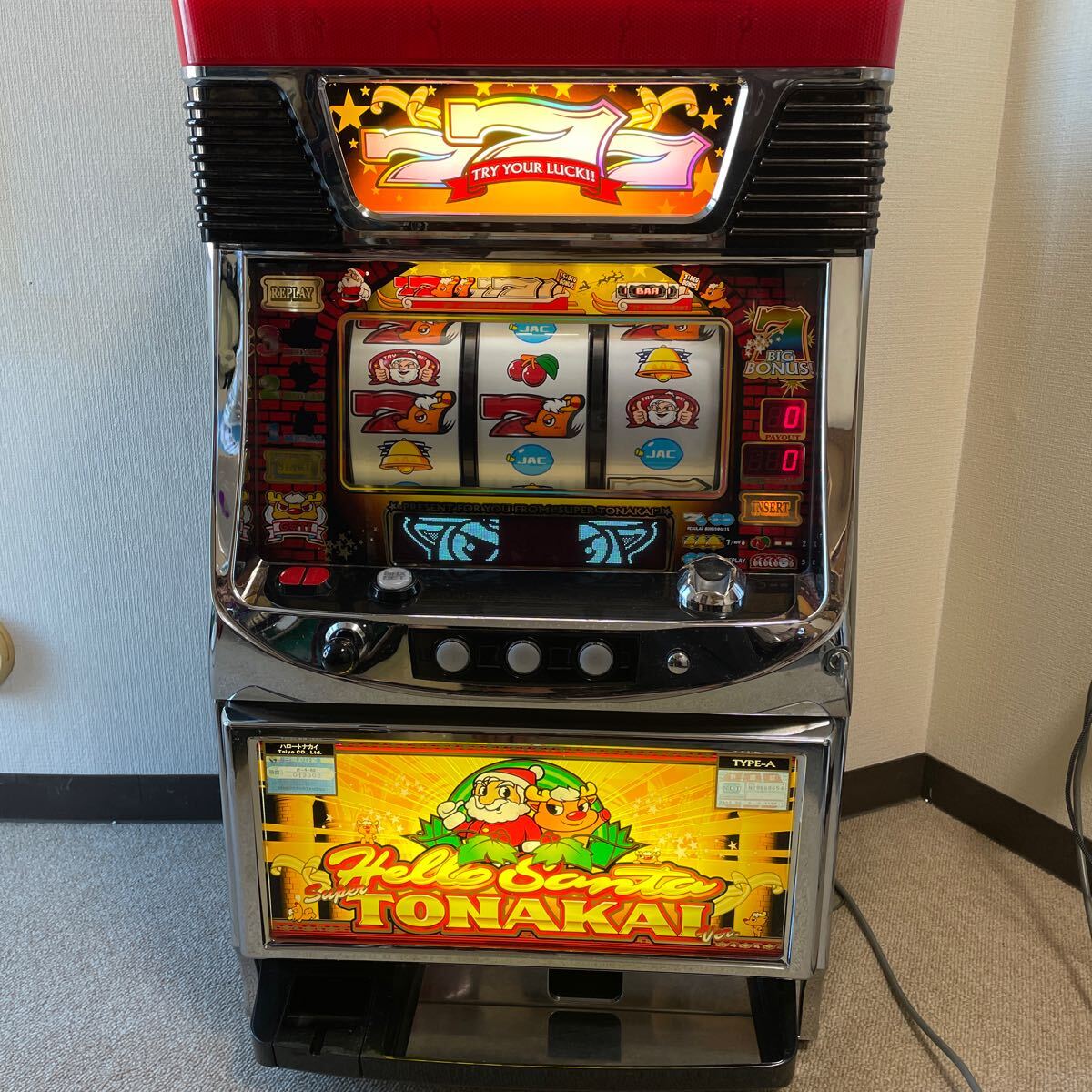 Yahoo!オークション - ハローサンタスーパートナカイVer パチスロ実機