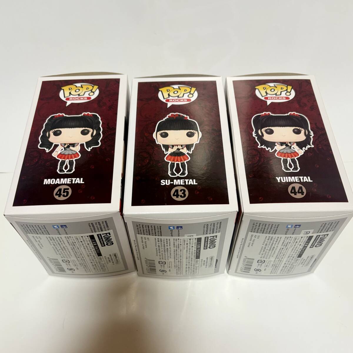 Yahoo!オークション - 【未開封】 FUNKO POP ROCKS BABYMETAL 3種 セッ