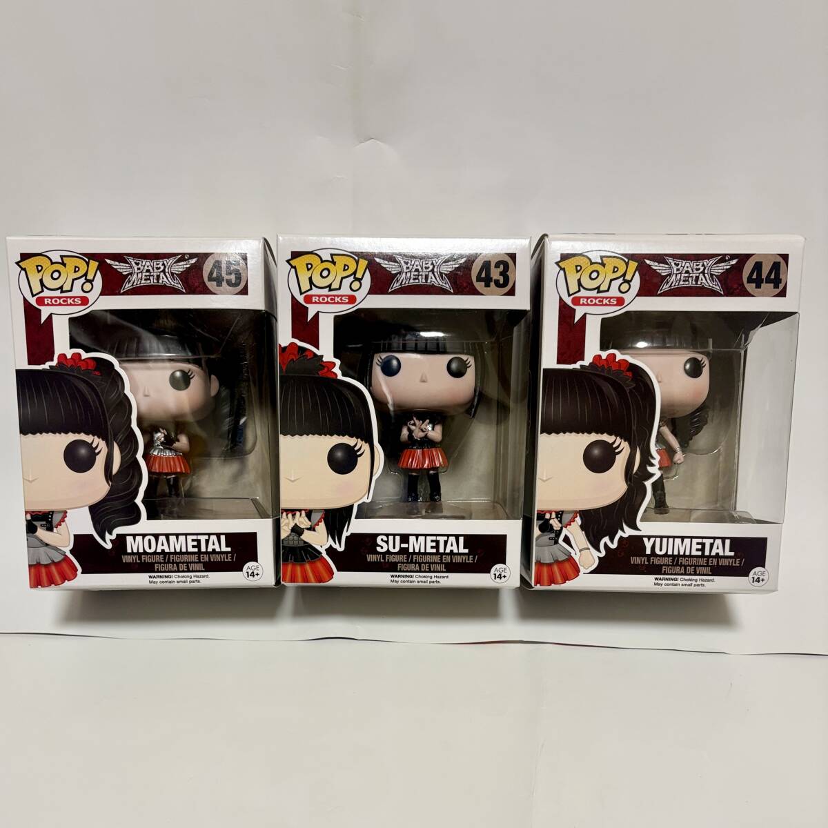 Yahoo!オークション - 【未開封】 FUNKO POP ROCKS BABYMETAL 3種 セッ